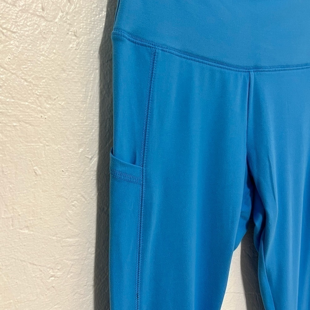 𝅺wild Fable Women's High-Waisted Ultra Soft Azure Blue Leggings - Picture 4 of 6